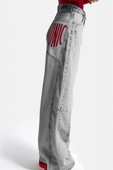 Blugi ICONZA, Culoare: gri deschis  , IVET.RO - Reduceri de până la -80%