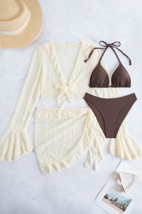 Set de plajă KROMELJA, Culoare: maro, IVET.RO - Reduceri de până la -80%