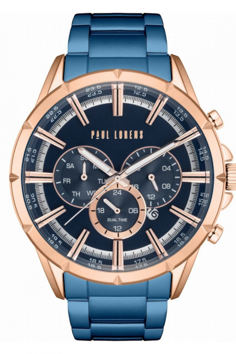 Ceas pentru bărbați Paul Lorens PL13605B-6F3, Culoare: albastru, IVET.RO - Reduceri de până la -80%