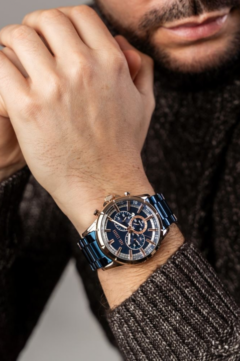 Ceas pentru bărbați Paul Lorens PL13605B-6F3, Culoare: albastru, IVET.RO - Reduceri de până la -80%