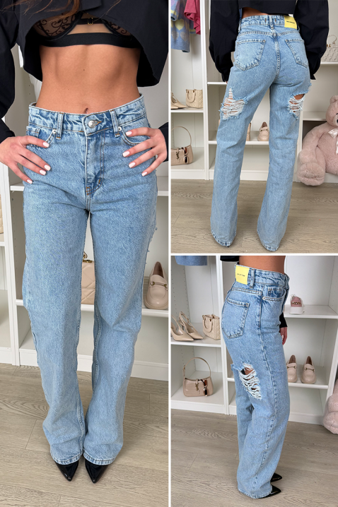 Blugi DEMINZA, Culoare: albastru, IVET.RO - Reduceri de până la -80%