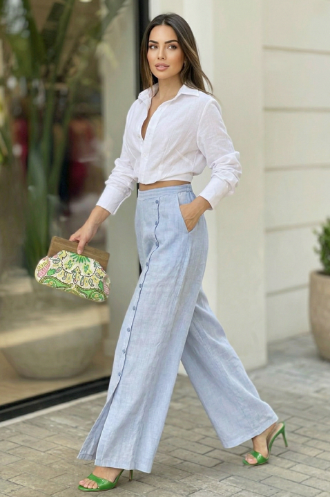 Pantaloni AZERIA SKY, Culoare: albastru deschis, IVET.RO - Reduceri de până la -80%