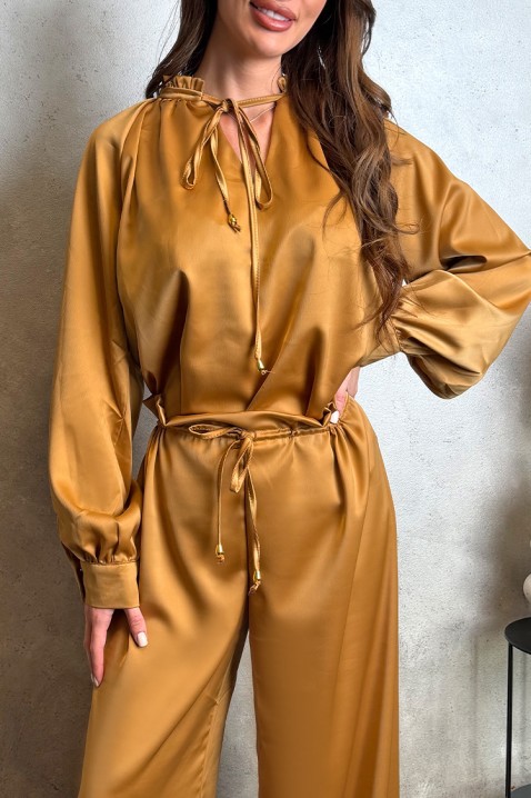 Set ADOLNIZA CAMEL, Culoare: maro deschis    , IVET.RO - Reduceri de până la -80%