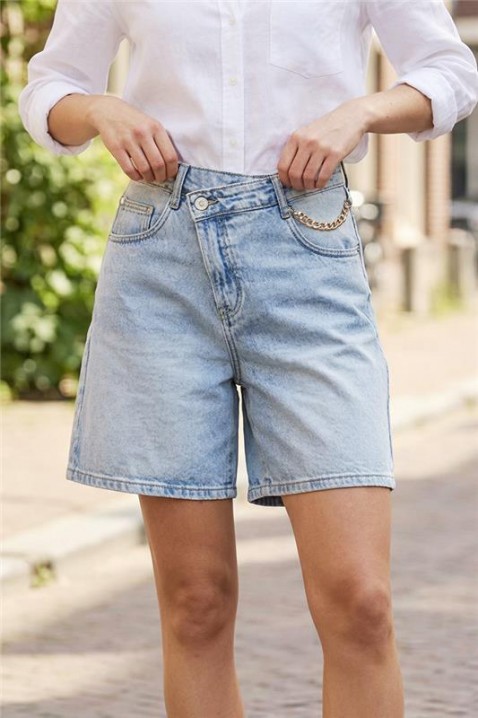 Pantaloni scurți VALINORA, Culoare: albastru, IVET.RO - Reduceri de până la -80%