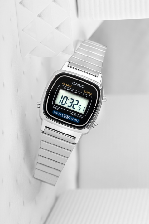 Ceas de damă CASIO LA670WD-1DF, Culoare: argintiu, IVET.RO - Reduceri de până la -80%