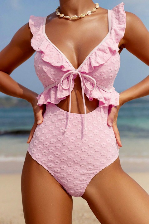 Costum de baie întreg LEANOMA, Culoare: roz, IVET.RO - Reduceri de până la -80%