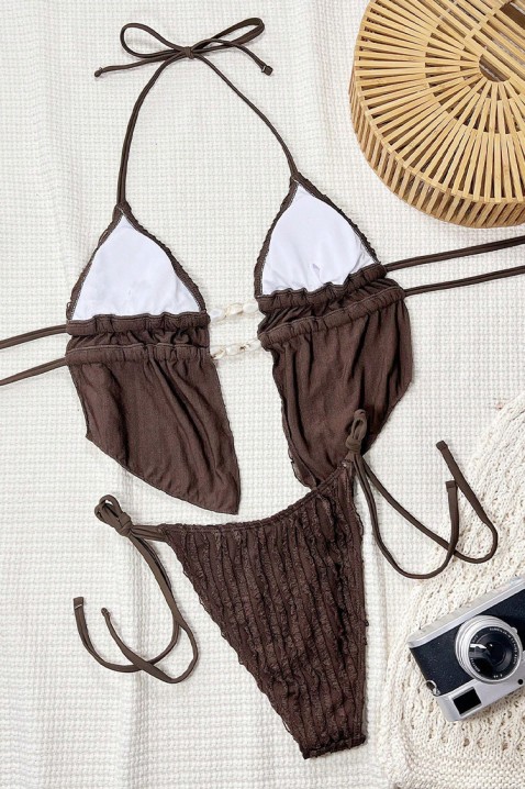 Costum de baie VEOXIRA BROWN, Culoare: maro, IVET.RO - Reduceri de până la -80%