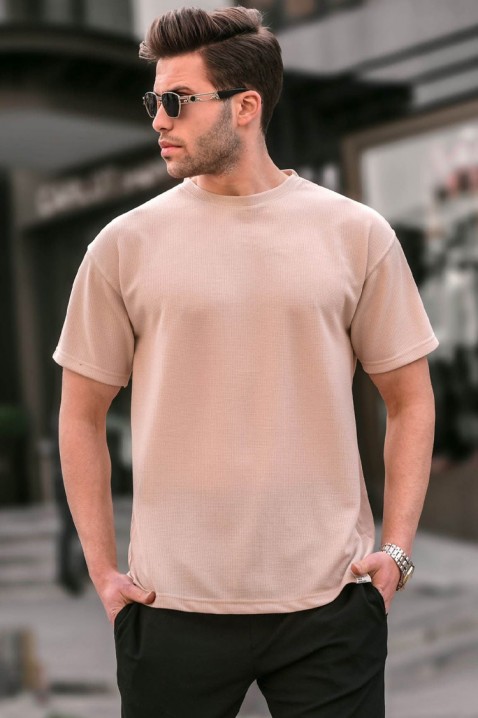 Tricou bărbați LOMENZO BEIGE, Culoare: bej, IVET.RO - Reduceri de până la -80%