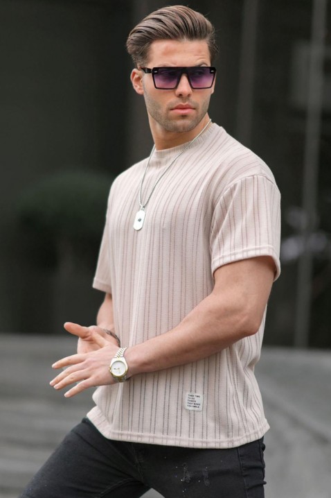 Tricou bărbați BRELINDO BEIGE, Culoare: bej, IVET.RO - Reduceri de până la -80%