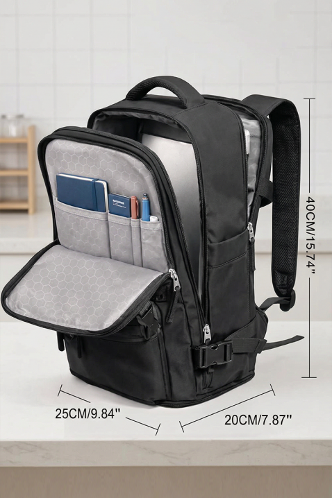 Rucsac calatorie pentru bagaje de mana Ryanair ROLNEZA BLACK, Culoare: negru, IVET.RO - Reduceri de până la -80%