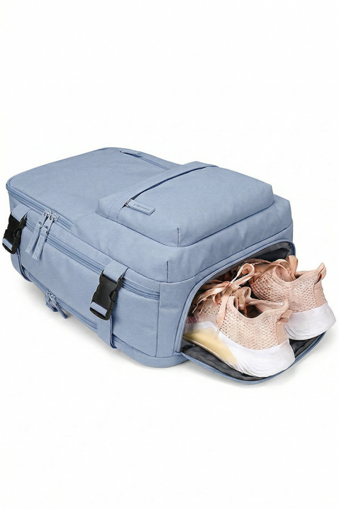 Rucsac calatorie pentru bagaje de mana Ryanair ROLNEZA SKY, Culoare: albastru deschis, IVET.RO - Reduceri de până la -80%