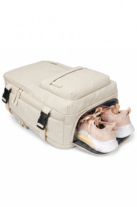 Rucsac calatorie pentru bagaje de mana Ryanair ROLNEZA ECRU, Culoare: ecru, IVET.RO - Reduceri de până la -80%