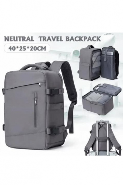 Rucsac calatorie pentru bagaje de mana Ryanair WINZONA GREY, Culoare: gri, IVET.RO - Reduceri de până la -80%