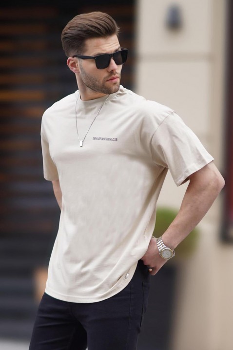 Tricou bărbați MOLVENZO BEIGE, Culoare: bej, IVET.RO - Reduceri de până la -80%