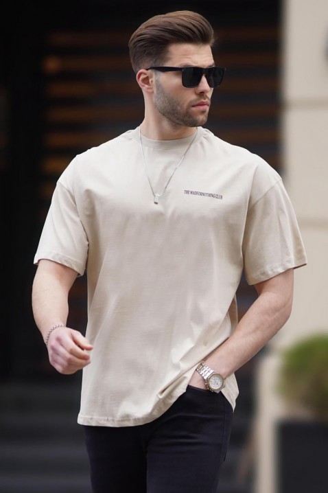 Tricou bărbați MOLVENZO BEIGE, Culoare: bej, IVET.RO - Reduceri de până la -80%