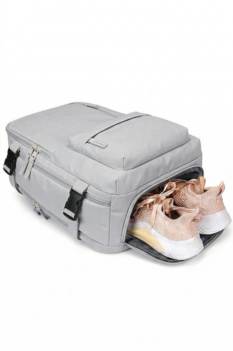 Rucsac calatorie pentru bagaje de mana Ryanair ROLNEZA GREY, Culoare: gri, IVET.RO - Reduceri de până la -80%