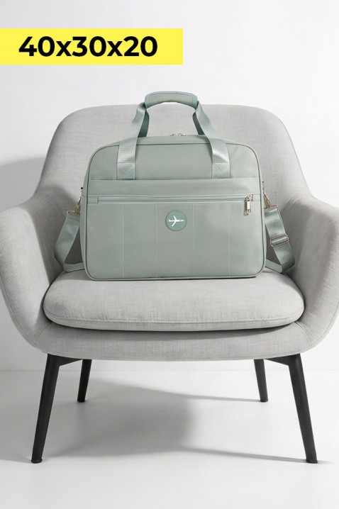 Geantă de calatorie pentru bagaje de mana - pentru Ryanair/Wizz Аir, Culoare: mentă, IVET.RO - Reduceri de până la -80%