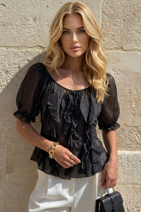 Top TAROLIA BLACK, Culoare: negru, IVET.RO - Reduceri de până la -80%