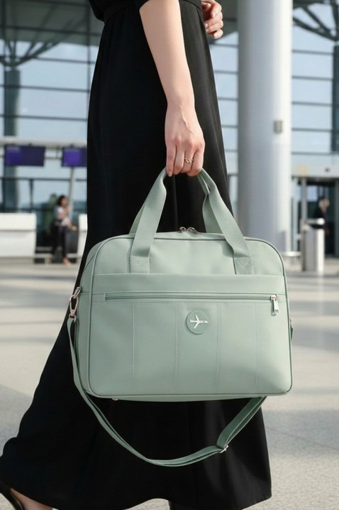 Geantă de calatorie pentru bagaje de mana - pentru Ryanair/Wizz Аir, Culoare: mentă, IVET.RO - Reduceri de până la -80%