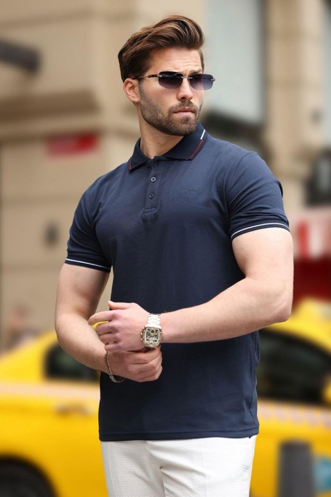 Tricou bărbați RILONZO NAVY, Culoare: bleumarin, IVET.RO - Reduceri de până la -80%