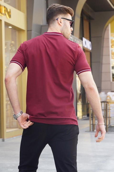Tricou bărbați RILONZO BORDO, Culoare: bordo, IVET.RO - Reduceri de până la -80%
