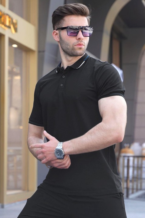 Tricou bărbați RILONZO BLACK, Culoare: negru, IVET.RO - Reduceri de până la -80%