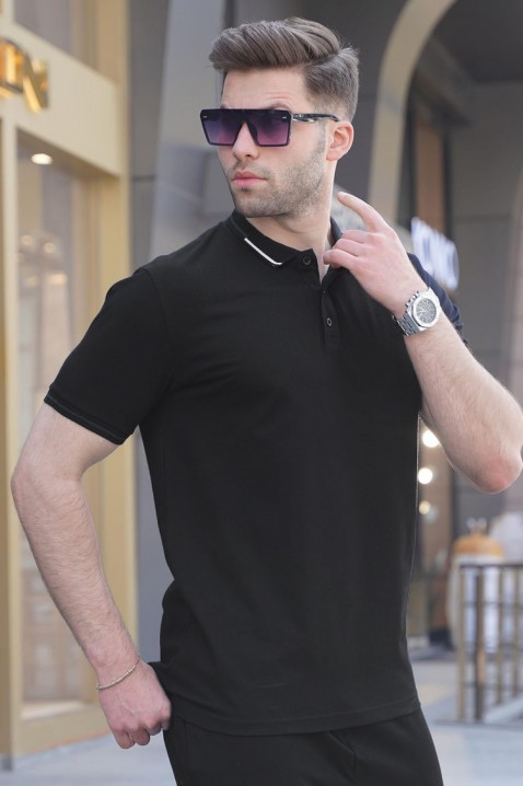 Tricou bărbați RILONZO BLACK, Culoare: negru, IVET.RO - Reduceri de până la -80%