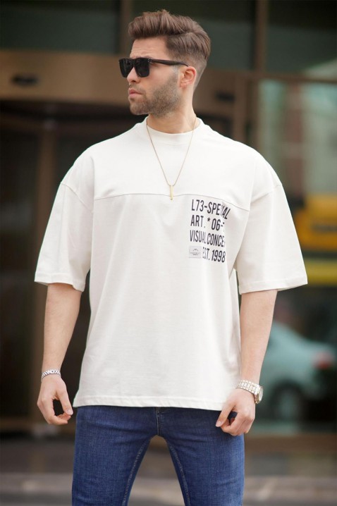 Tricou bărbați MARTILZO ECRU, Culoare: ecru, IVET.RO - Reduceri de până la -80%