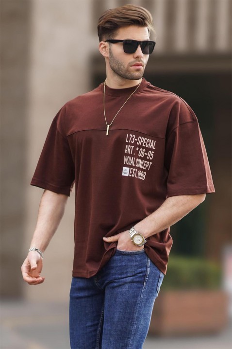 Tricou bărbați MARTILZO BROWN, Culoare: maro, IVET.RO - Reduceri de până la -80%