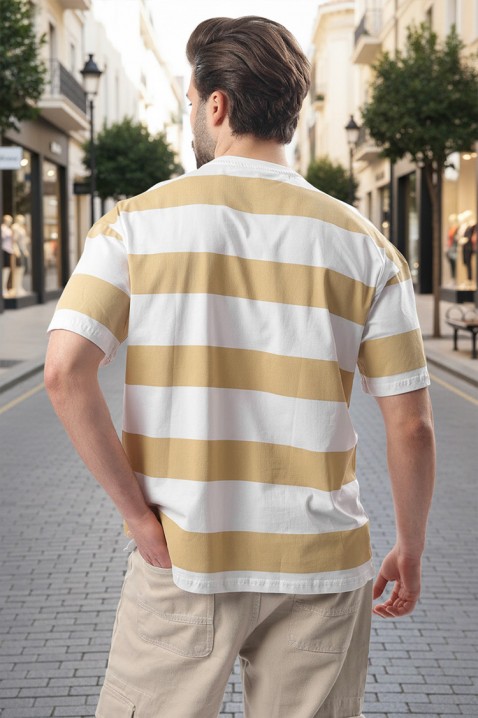 Tricou bărbați RELDONZO BEIGE, Culoare: bej, IVET.RO - Reduceri de până la -80%