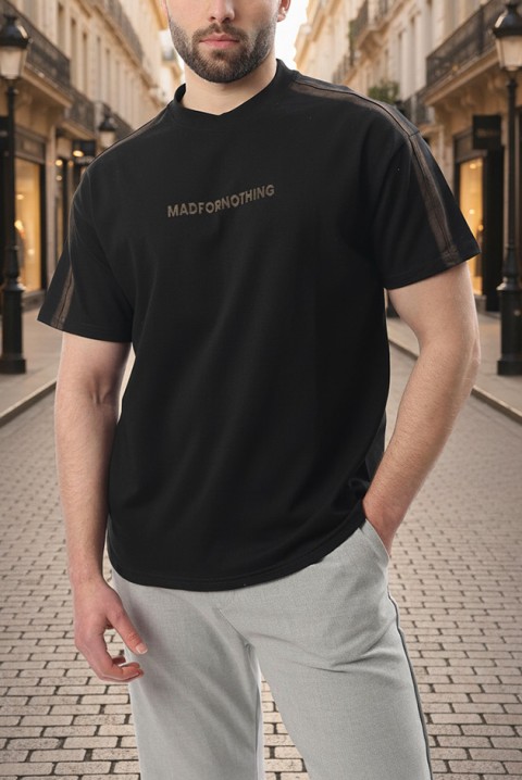 Tricou bărbați CHARLONZO BLACK, Culoare: negru, IVET.RO - Reduceri de până la -80%