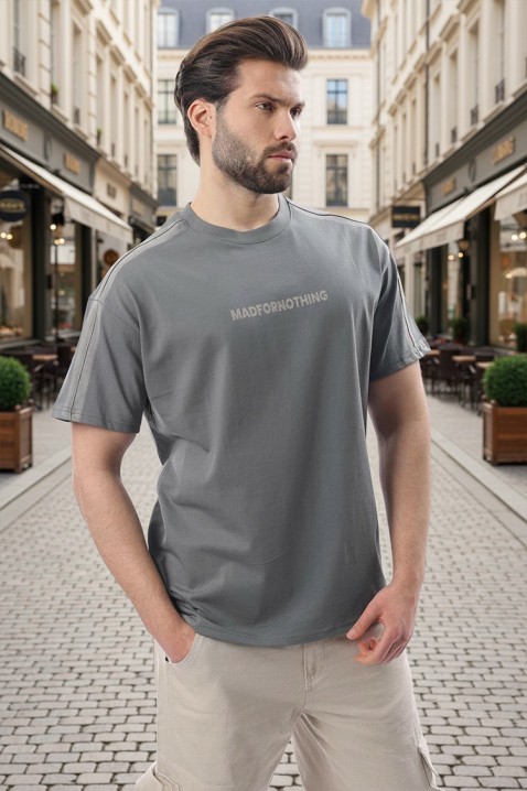 Tricou bărbați CHARLONZO GREY, Culoare: gri, IVET.RO - Reduceri de până la -80%