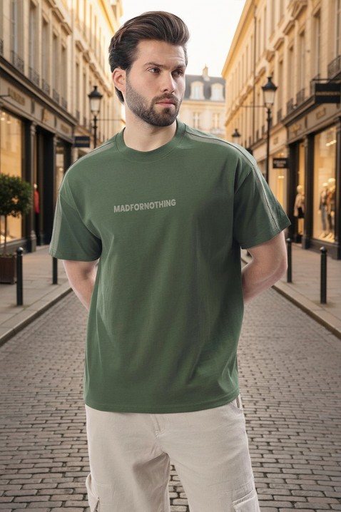 Tricou bărbați CHARLONZO KHAKI, Culoare: khaki, IVET.RO - Reduceri de până la -80%