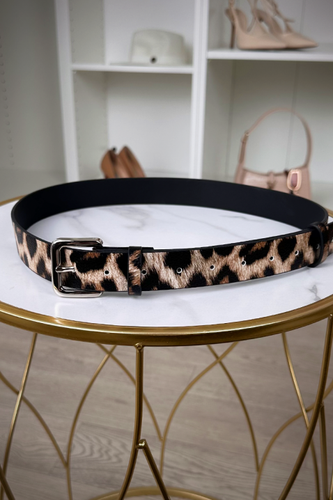 Curea ZAVONIA, Culoare: leopard, IVET.RO - Reduceri de până la -80%