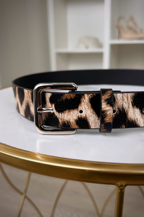 Curea ZAVONIA, Culoare: leopard, IVET.RO - Reduceri de până la -80%