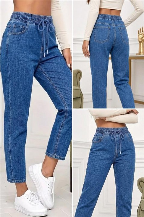 Blugi KALVORSA, Culoare: albastru, IVET.RO - Reduceri de până la -80%