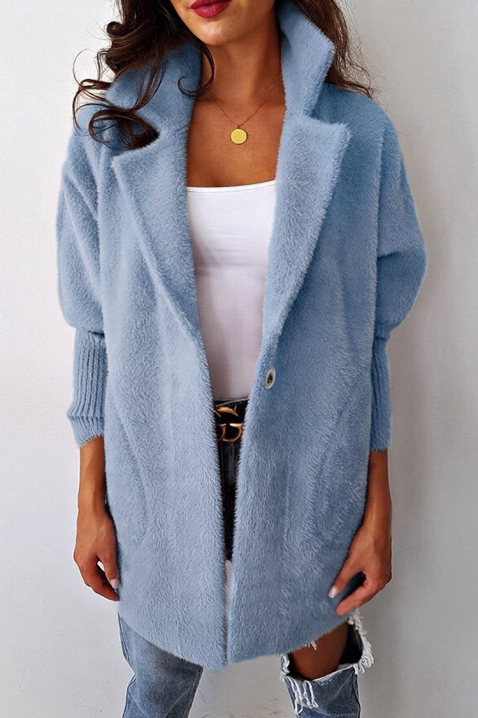 Cardigan LIORMEA SKY, Culoare: albastru deschis, IVET.RO - Reduceri de până la -80%