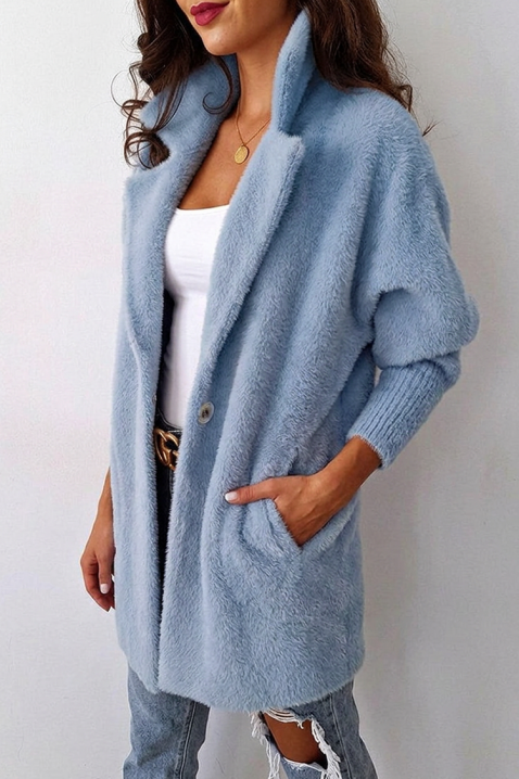 Cardigan LIORMEA SKY, Culoare: albastru deschis, IVET.RO - Reduceri de până la -80%