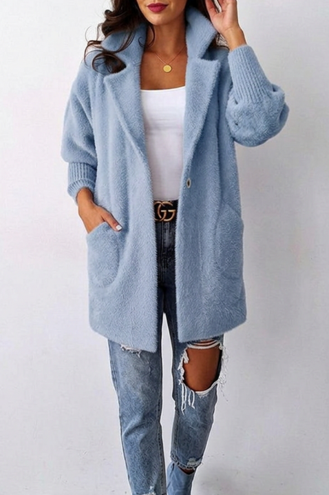 Cardigan LIORMEA SKY, Culoare: albastru deschis, IVET.RO - Reduceri de până la -80%