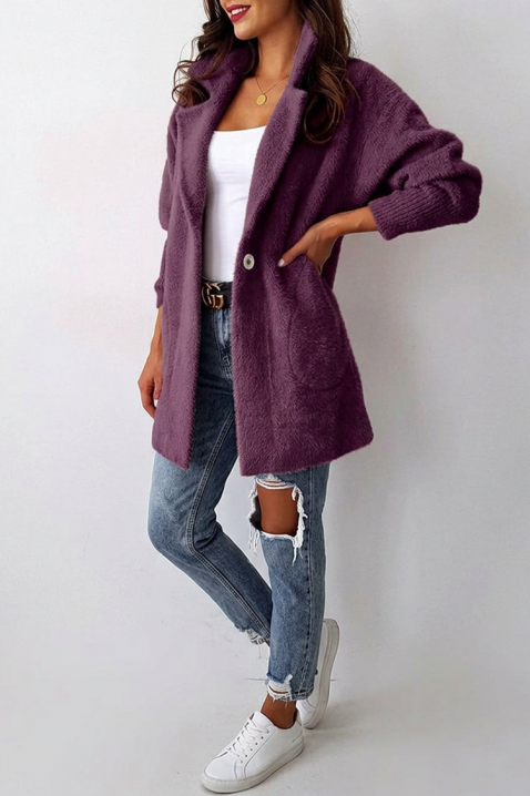 Cardigan LIORMEA LILA, Culoare: lila, IVET.RO - Reduceri de până la -80%