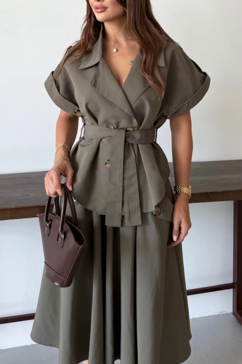 Set TRINELZA, Culoare: khaki, IVET.RO - Reduceri de până la -80%