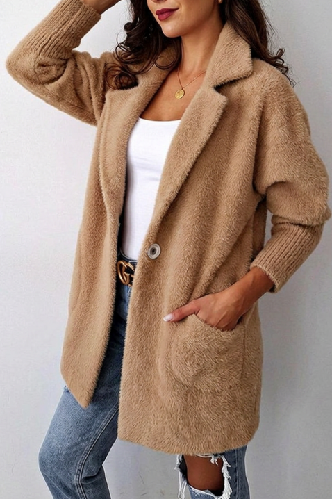 Cardigan LIORMEA BEIGE, Culoare: bej, IVET.RO - Reduceri de până la -80%