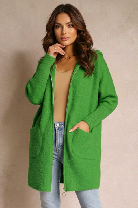 Cardigan ERNIOFA GREEN, Culoare: verde, IVET.RO - Reduceri de până la -80%