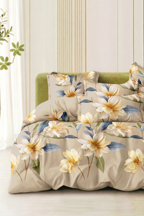 Lenjerie de pat MIOGENY 160x200 cm bumbac 3 piese, Culoare: multicolor, IVET.RO - Reduceri de până la -80%