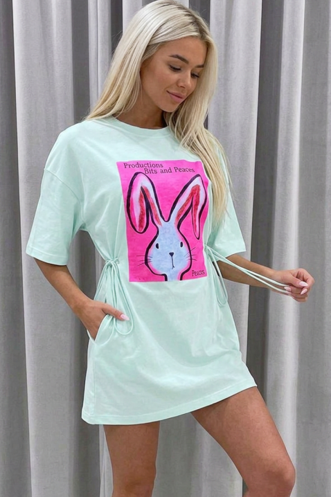 Tunică VLADOLZA MINT, Culoare: mentă, IVET.RO - Reduceri de până la -80%