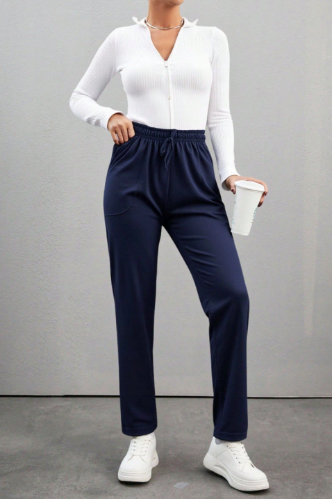 Pantaloni sport SPORZIDA, Culoare: bleumarin, IVET.RO - Reduceri de până la -80%