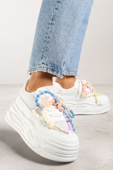 Teniși damă MOLENZA ECRU, Culoare: ecru, IVET.RO - Reduceri de până la -80%