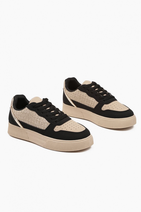 Teniși damă SELONZA, Culoare: bej și negru , IVET.RO - Reduceri de până la -80%