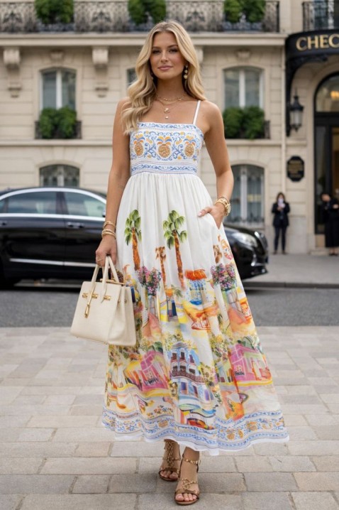 Rochie DELONDRA, Culoare: multicolor, IVET.RO - Reduceri de până la -80%