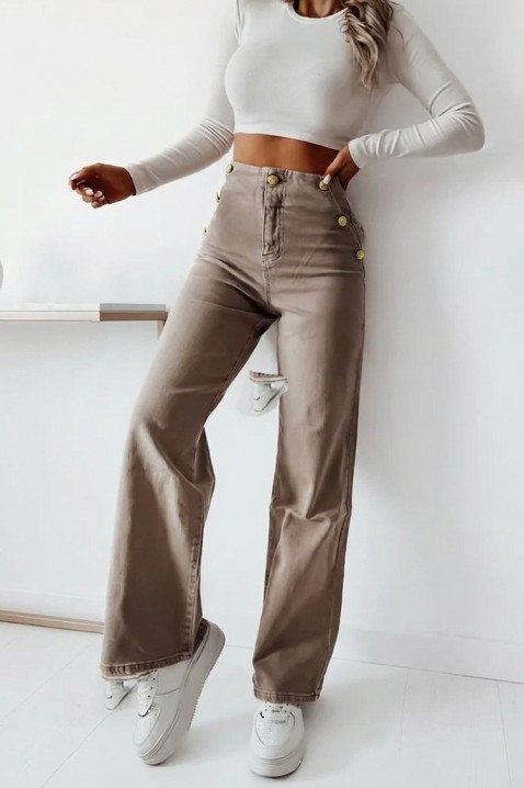 Blugi DANZILA BROWN, Culoare: maro, IVET.RO - Reduceri de până la -80%